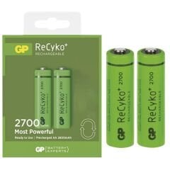 GP ReCyko 2600 mAh Şarjlı Ni-MH AA Kalem Pil 2li Paket