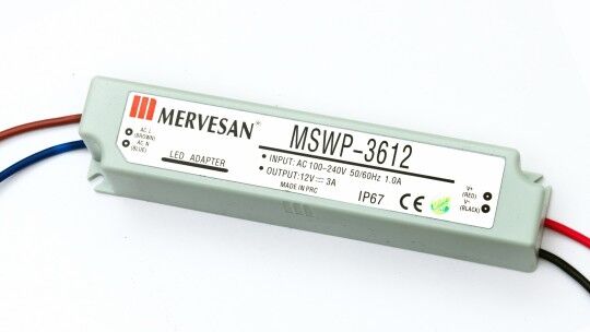 MTWP-36-24 24V 1.5A (IP67) Sabit Voltaj AC/DC Adaptör - MSWP-36-24