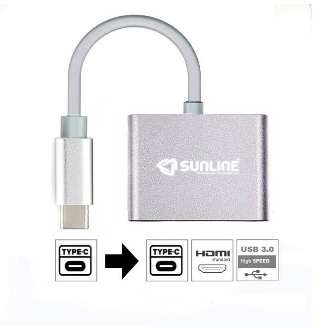 Sunline 17058  USB 3.1 Type C-HDMI/USB 3.0