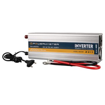 Powermaster PM-2000C 12 Volt 2000 Watt Şarjlı UPS'li Inverter
