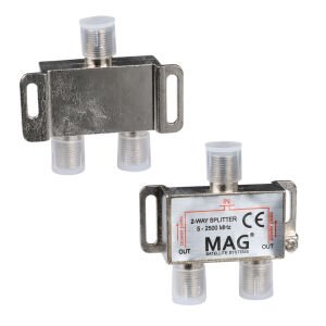 1/2 SPLITTER 5-2400 MHZ ELEKTROMER * TENON ZE-2122 (5'Lİ PAKET)