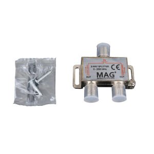 1/2 SPLITTER 5-2400 MHZ ELEKTROMER * TENON ZE-2122 (5'Lİ PAKET)
