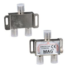 1/2 SPLITTER 5-2400 MHZ ELEKTROMER * TENON ZE-2122 (5'Lİ PAKET)