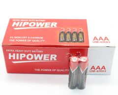 HIPOWER AAA İNCE KALEM PİL 60-LIK PAKET