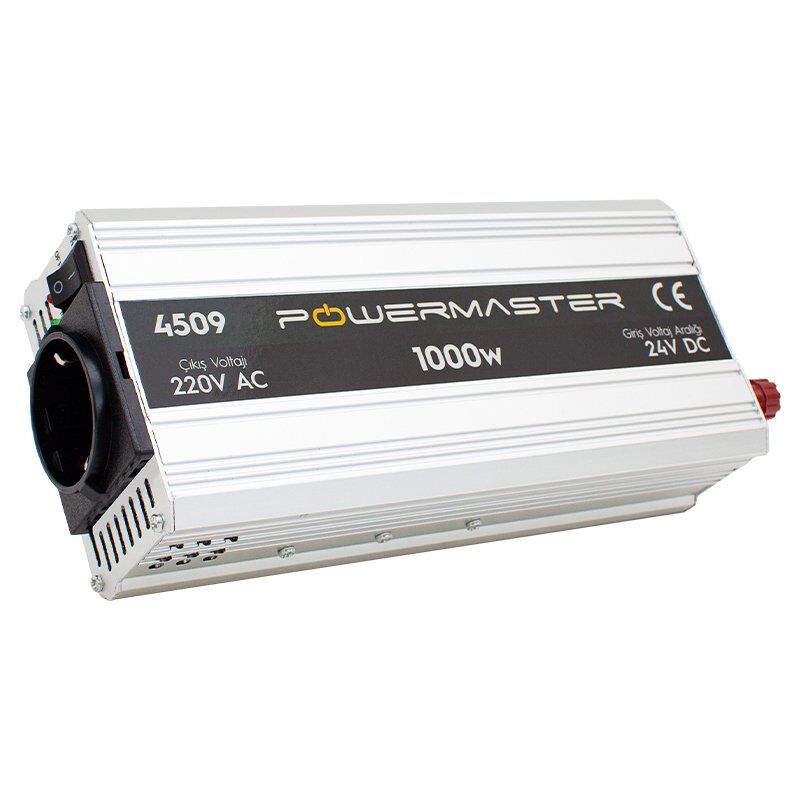 PowerMaster PM-4509 24 Volt - 1000 Watt Modifiye Sinüs İnverter İnvertör