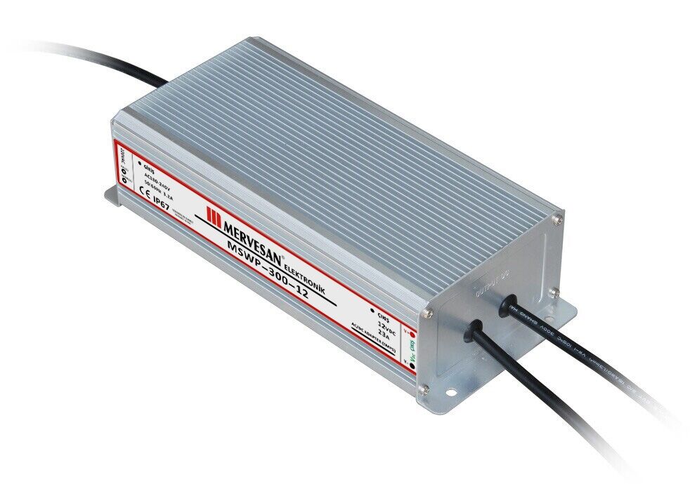 MT-WP-250-24 24V 10A (IP67) AC/DC Sabit Voltaj Adaptör -MS-WP-250-24