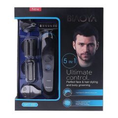 BIAOYA BAY-690 TURBO ŞARJLI KABLOSUZ 5IN1 TIRAŞ MAKİNESİ