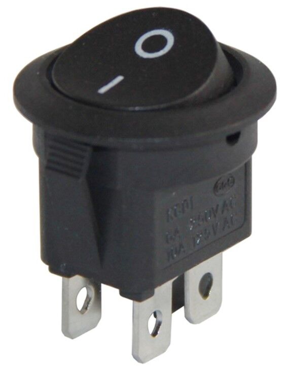 IC-133-4 Yuvarlak Işıksız 4P On-Off Anahtar