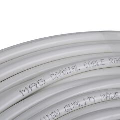 Mag RG6-U4 Bakır SAT1 Anten Kablosu 100 Mt