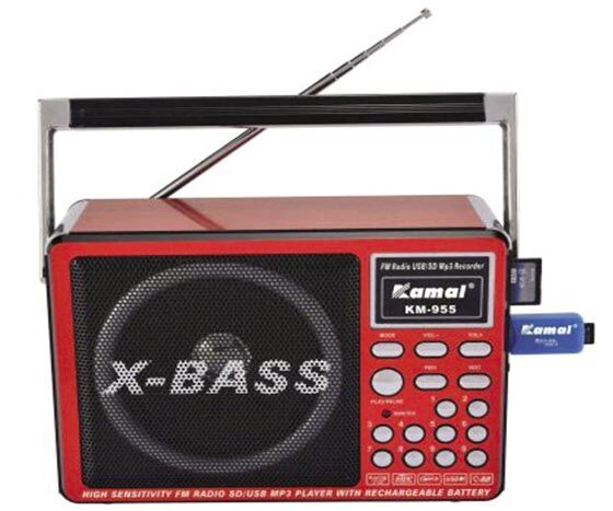 KAMAL KM-955 USB/SD/FM DESTEKLİ MP3 ÇALAR RADYO