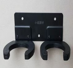 PowerMaster PM-26938 Duvara Monte Çift Mikrofon Tutucu Askı Metal Gövde