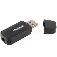 PowerMaster PM-15152 Bluetooth Wireless TO 3.5mm Jack Audio Ses MP3 Alıcı (Receiver Çevirici Adaptörü)