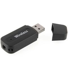 PowerMaster PM-15152 Bluetooth Wireless TO 3.5mm Jack Audio Ses MP3 Alıcı (Receiver Çevirici Adaptörü)