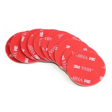 PowerMaster PM-25706 30mm Yuvarlak 3m Çift Taraflı Bant (10'lu Paket)