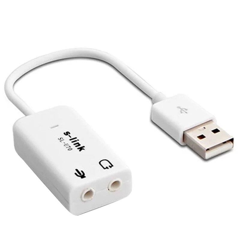 S-LINK SL-U70 7.1 USB 2.0 KABLOLU SES KARTI ADAPTÖRÜ
