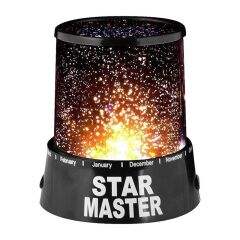 STARMASTER KLC-01 3 X KALEM PİLLİ + 5 VOLT YILDIZ YANSITMALI GECE LAMBASI 012-1351