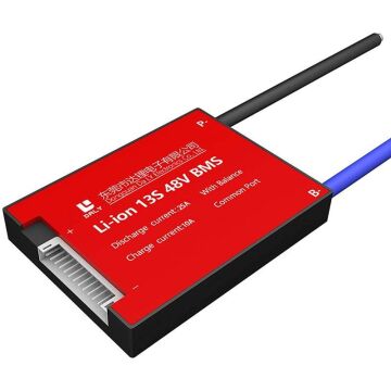 Daly Bms 13S 48V Deşarj 25A -Şarj 10A Balanslı Pil Koruma Modülü