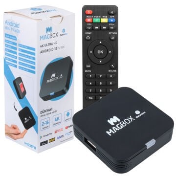Magbox Electrobox 2 GB Ram H313 İşlemci 16 GB HDD 4K Ultra HD Android Box (Android 10)