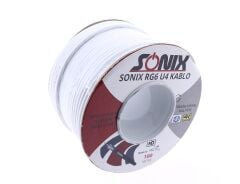 Sonix 100Mt Anten Kablosu RG6 U4 48 Tel