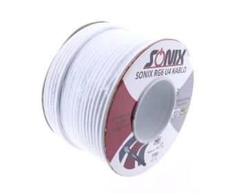 Sonix 100Mt Anten Kablosu RG6 U4 48 Tel