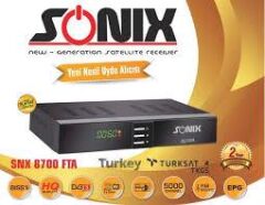 Sonix Snx-8700 Kasa Tipi Uydu Cihazı Fta Rf'Li
