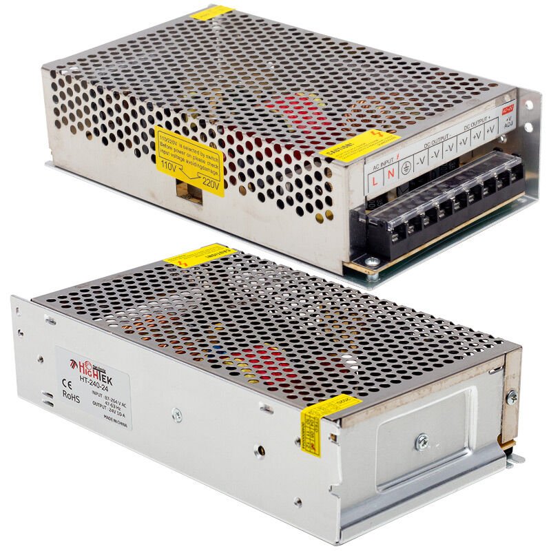 HIGHTEK HT1098 24 VOLT 10 AMPER 250W METAL KASA ADAPTÖR