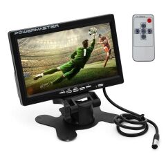 PowerMaster PM-15487 7'' TFT Lcd Dijital Monitör 2 Kanal Geri Görüş Kamerası Tetiklemeli 800X480P