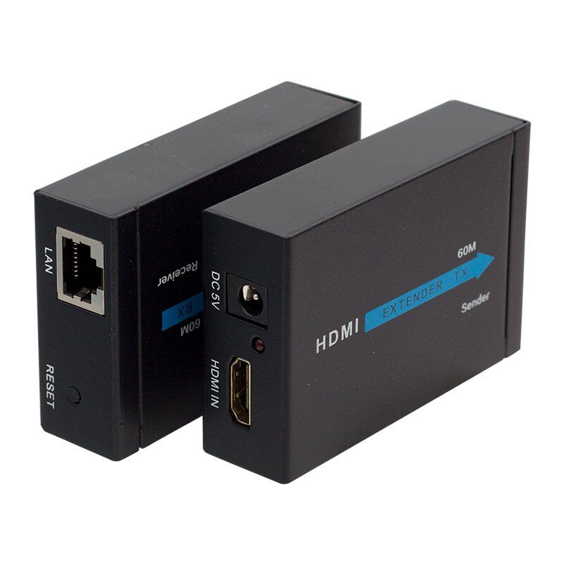 Powermaster HDMI To Cat5-Cat6 Extender 60 Metre Uzatıcı  PM-18232