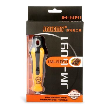 Jakemy JM-6091 Tornavida Seti 37 Parça Takım