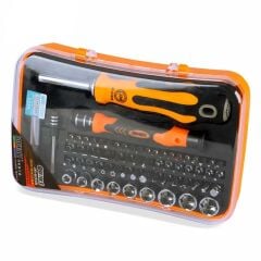 Jakemy JM-6098 Profesyonel Tornavida Seti 66 Parça