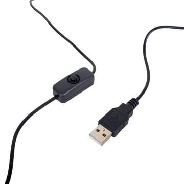 Powermaster Cob Led 5 Volt Usb Siyah Anahtarlı Masa Lambası