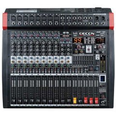 Decon DMP-12P Usb-Bluetooth 8 Kanal Mono / 2 Kanal Stereo 2x650W 12 Kanal Power Mixer
