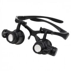 Nikula Tamirci İçin Led Işıklı Gözlük Tipi Büyüteç 10x 15x 20x 25x