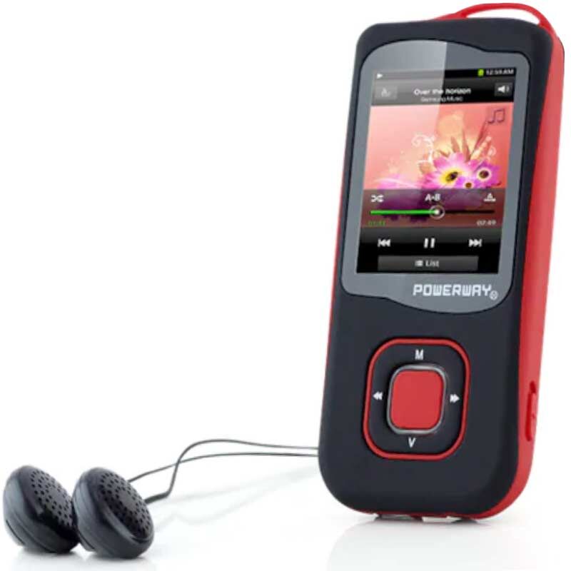 POWERWAY PW-007 4 GB DAHİLİ HAFIZALI ŞARJLI MP3 - MP4 PLAYER