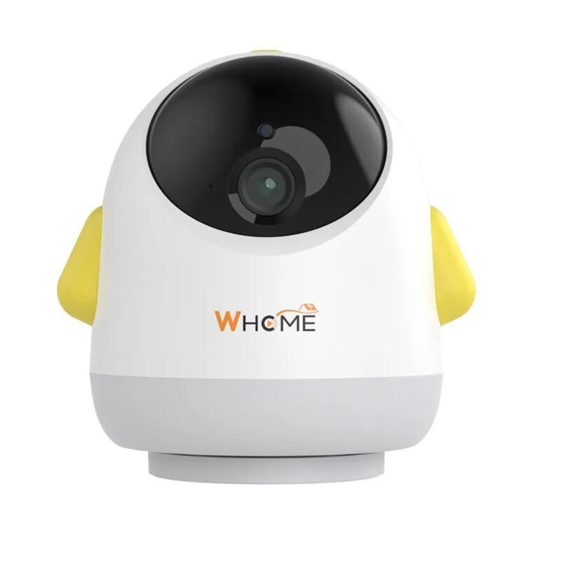 Whome Yapay Zeka Destekli 2k Ptz Gece Görüşlü Sarı Wifi Bebek Güvenlik Kamerası