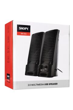 Snopy SN-510 2.0 USB Siyah Speaker Hoparlör