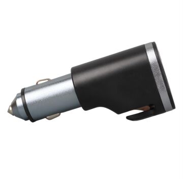 Olesson 1648 12-24V Çift USB Girişli 5V-2.4A Dijital Voltaj Ekranlı Araç Çakmaklık Şarj Aleti