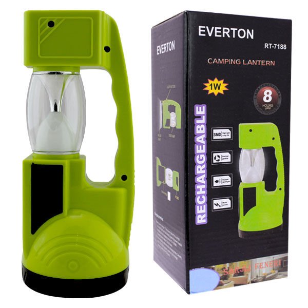 EVERTON RT-7188 SOLAR ŞARJLI KAMP FENERİ