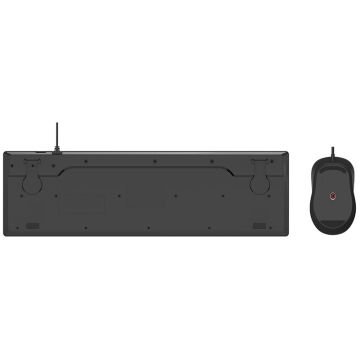 Lenovo Lecoo CM102 USB Kablolu Q Klavye - Mouse Set Siyah