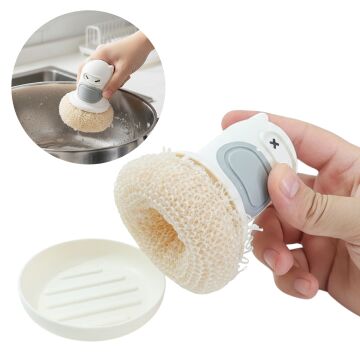 Sunup SN-29190 Ninja Tasarımlı Deterjan Hazneli Mutfak Bulaşık Fırçası