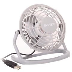 EVEREST EFN-488 PLASTİK USB FAN (SİYAH * MAVİ)