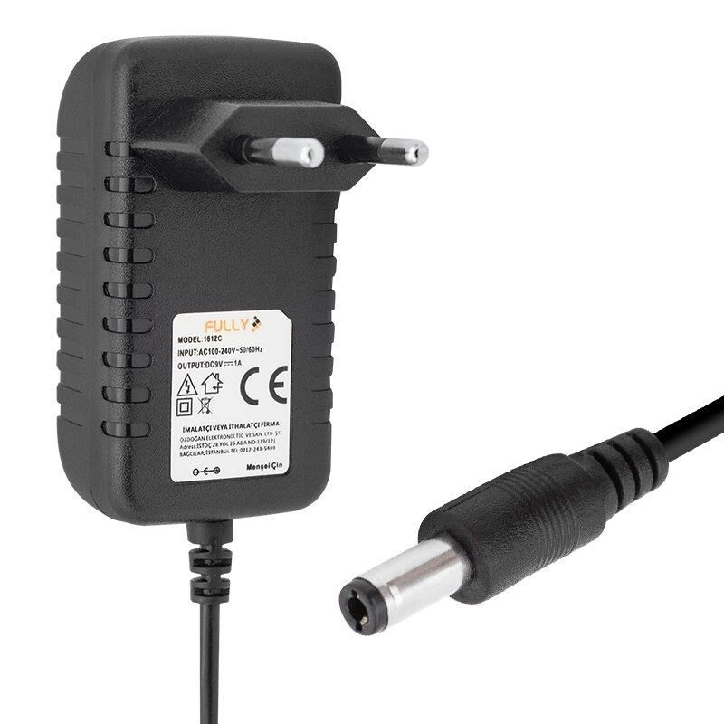 Fully O-1612C 9 Volt 1 Amper Priz Tipi Adaptör 5.5 X 2.5 Uç