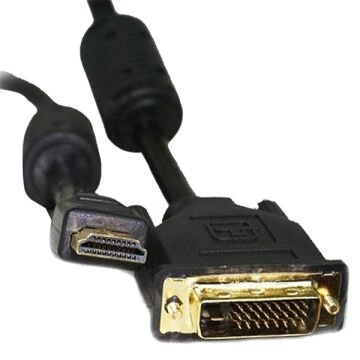 PowerMaster PM-11980 5 Metre DVI (24+1) Male to HDMI Male Gold Uçlu Görüntü Kablosu