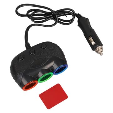 Olesson 1632 12-24V 120W 80cm Kablolu 3'lü Araç Çakmak Çoklayıcı