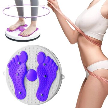 Sunup SN-22218 Döner Zayıflama ve Bel İnceltme Diski - Vücut Şekillendirici Egzersiz Aleti