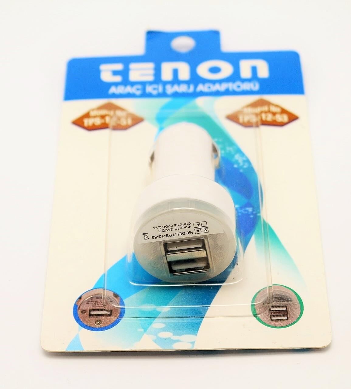 Tenon 2 İn 1 Usb To Araç Çakmak Dönüştürücü