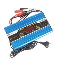 Powermaster PM-1230A 12 Volt 30 Amper LCD Ekranlı Akıllı Akü Şarj Cihazı