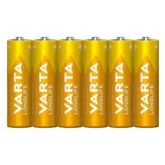 Varta Longlife Alkalin AA Pil 6'lı Paket
