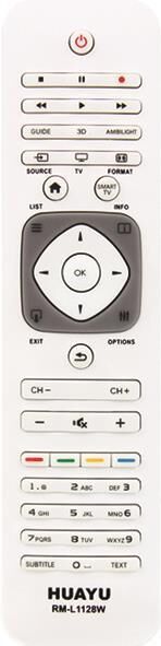 Philips RM-L1128W Beyaz 3D Lcd Plazma Led Tv Kumandası