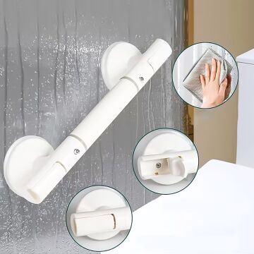 Sunup SN-29185 35 Cm Vantuzlu Kayma Düşme Önleyici Banyo Tuvalet Denge Tutacağı